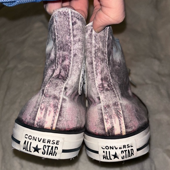 Converse Chuck Taylor All Star High Top Shoes Faded Sunset Palm Tree Print 12 - Picture 5 of 10